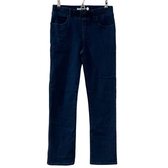 BETABRAND 4-pocket Yoga Pants stretch DENIM - Picture 2 of 6